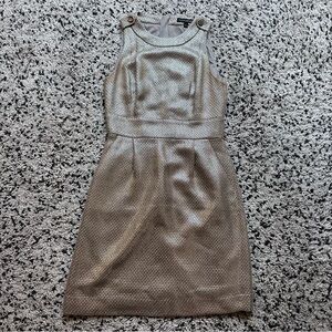 Banana Republic Metallic Textured Dress